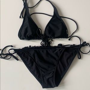 Rip Curl Fringe Tie Bikini Set
